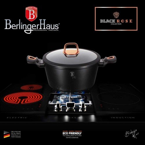 14 Dalių Puodų, Keptuvių Ir Virtuvės Įrankių Rinkinys BERLINGERHAUS-BerlingerHaus-Puodų Rinkiniai